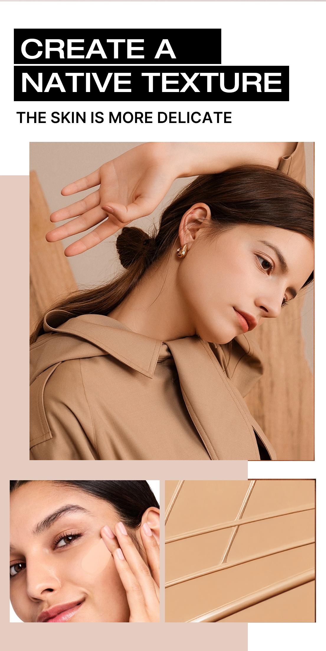 Maycheer Concealer Cream, Lightweight Formula, Long-Lasting Coverage, Natural Finish, Includes Brush, Ideal for Busy Professionals