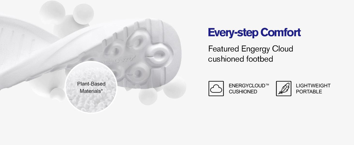 ALEADER Women's Classic Running Shoes Energycloud Lightweight and Versatile Walking Shoes for Fitness White Workout Sneakers