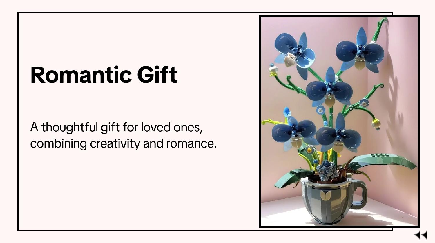 Flowers Bouquet Flower 567PCS Building Blocks Set Block Bonsai Plant Model Bricks Romantic DIY Valentine's Day Birthday Gift Creative Building Block Sets