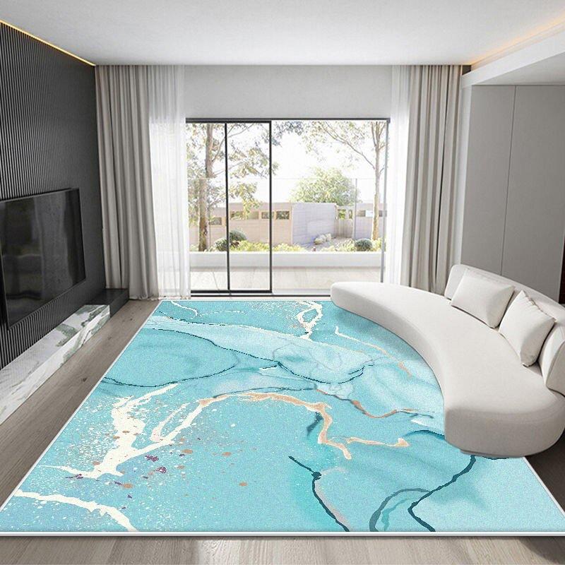 Luxury White Gold Marble Flannel Area Rug - Realistic Golden Vein Print Soft Mat for Living Room, Non-Slip Modern Home Decor #GoldMarbleRug #LuxuryWhiteMat #ModernHomeDecor #MarbleTextureCarpet #NonSlipFlannelRug