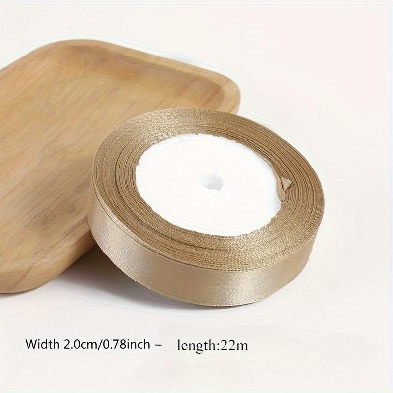 Gold ribbon, suitable for handicrafts, gift packaging, wedding and holiday decorations - suitable for DIY projects, making bouquets and jewelry with shiny polyester ribbons, DIY project materials, flower garland ribbons