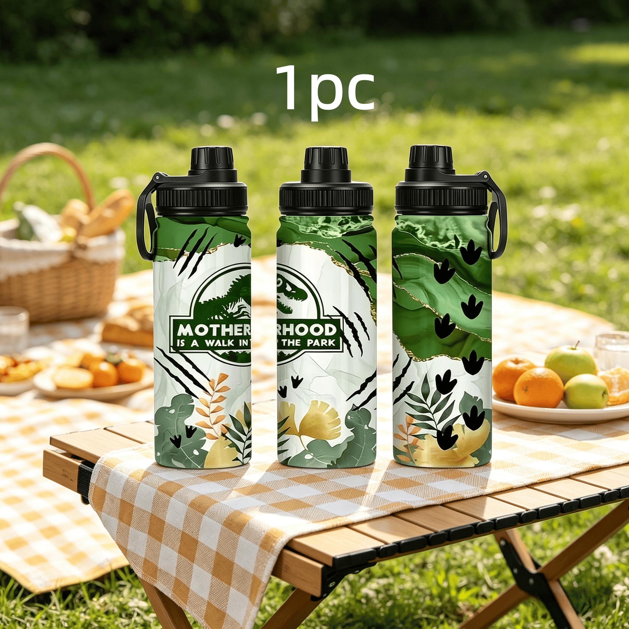 1pc Dinosaur Water Cup, Insulated Travel Mug, Leak-Proof Reusable Bottle, BPA-Free, Outdoor & Daily Use, Multiple Styles Available