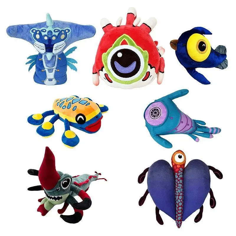 2026 New hot item Hot  Anime Subnautica Plush Subnautica 2 Oculus Sea Creature Plush Game Peripheral Death Leviathan Plushie Doll Toy Fans Gift