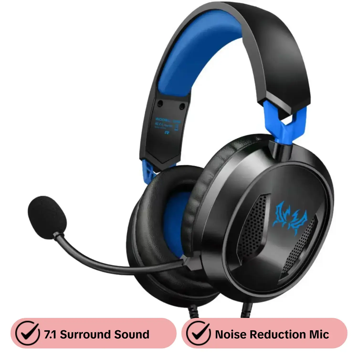Over-Ear Headphones, Pc Gaming Headset with 3.5mm Audio Plug and Microphone, Compatible with Ps5, Ps4, PC, Smartphones, Tablets, Wireless 2.4GHz 5.3, Ideal for Gamers, Multiplatform Gaming Headset, Pc Headsets, Pc Accessories Gaming