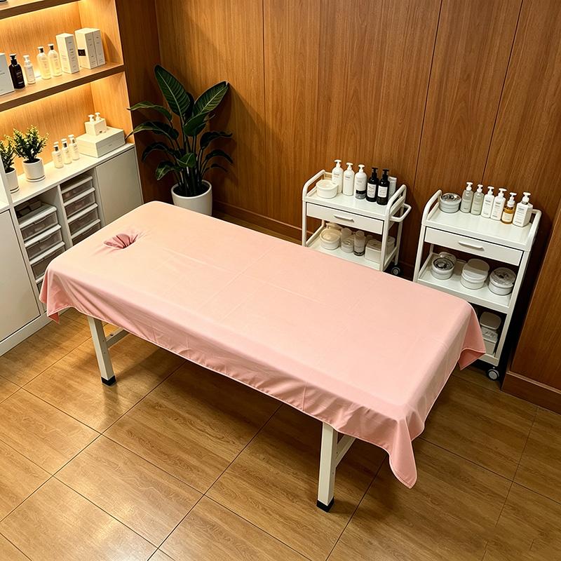 Beauty Salon Massage Bed Sheet, Skin-Friendly Comfortable Relaxed Breathable Material, Dedicated Beauty Bed Sheet, Ideal for Professional Use