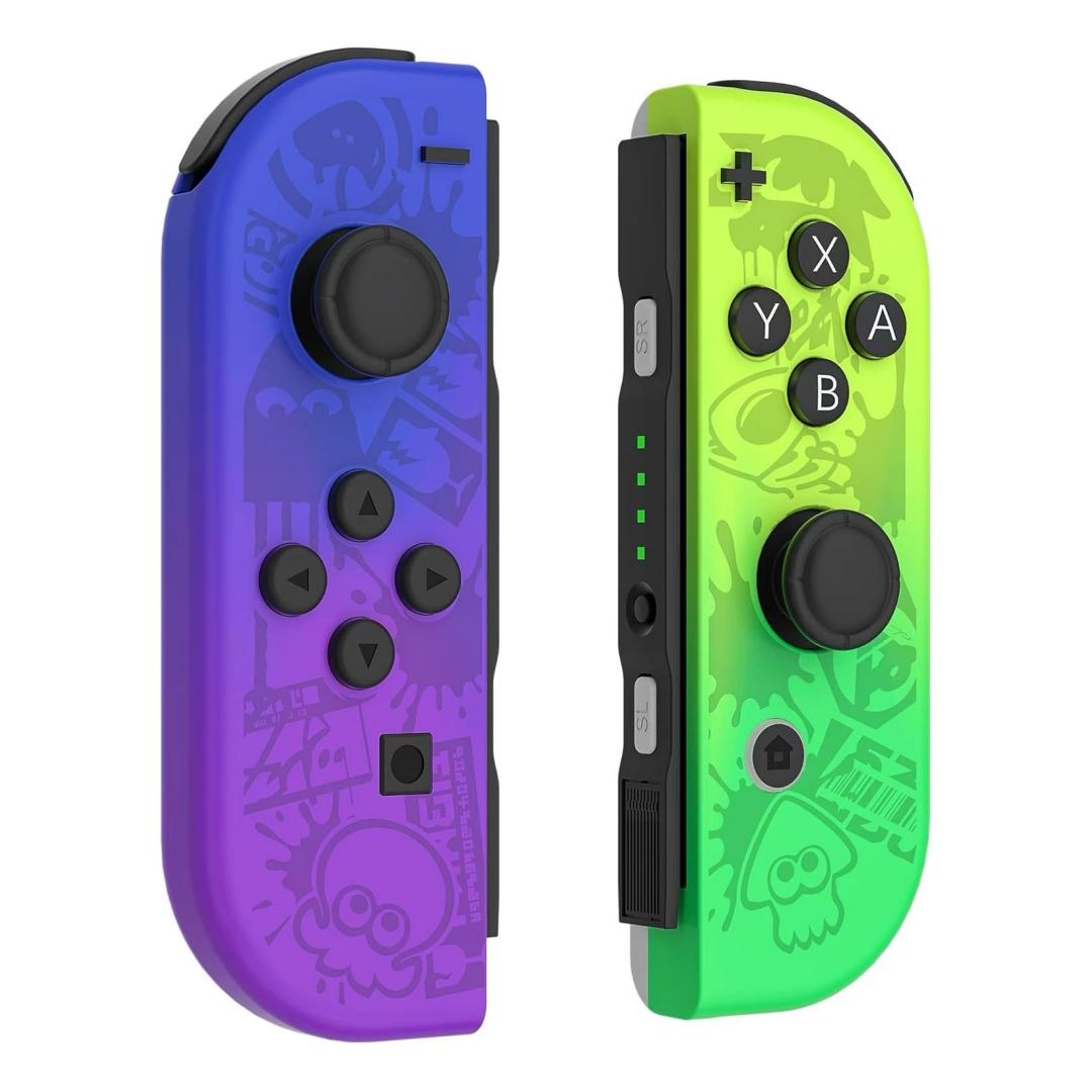 Wireless Controller for Game Handheld, Compatible with Switch Lite Oled, Dual Vibration Function, Cool Replacement Accessory