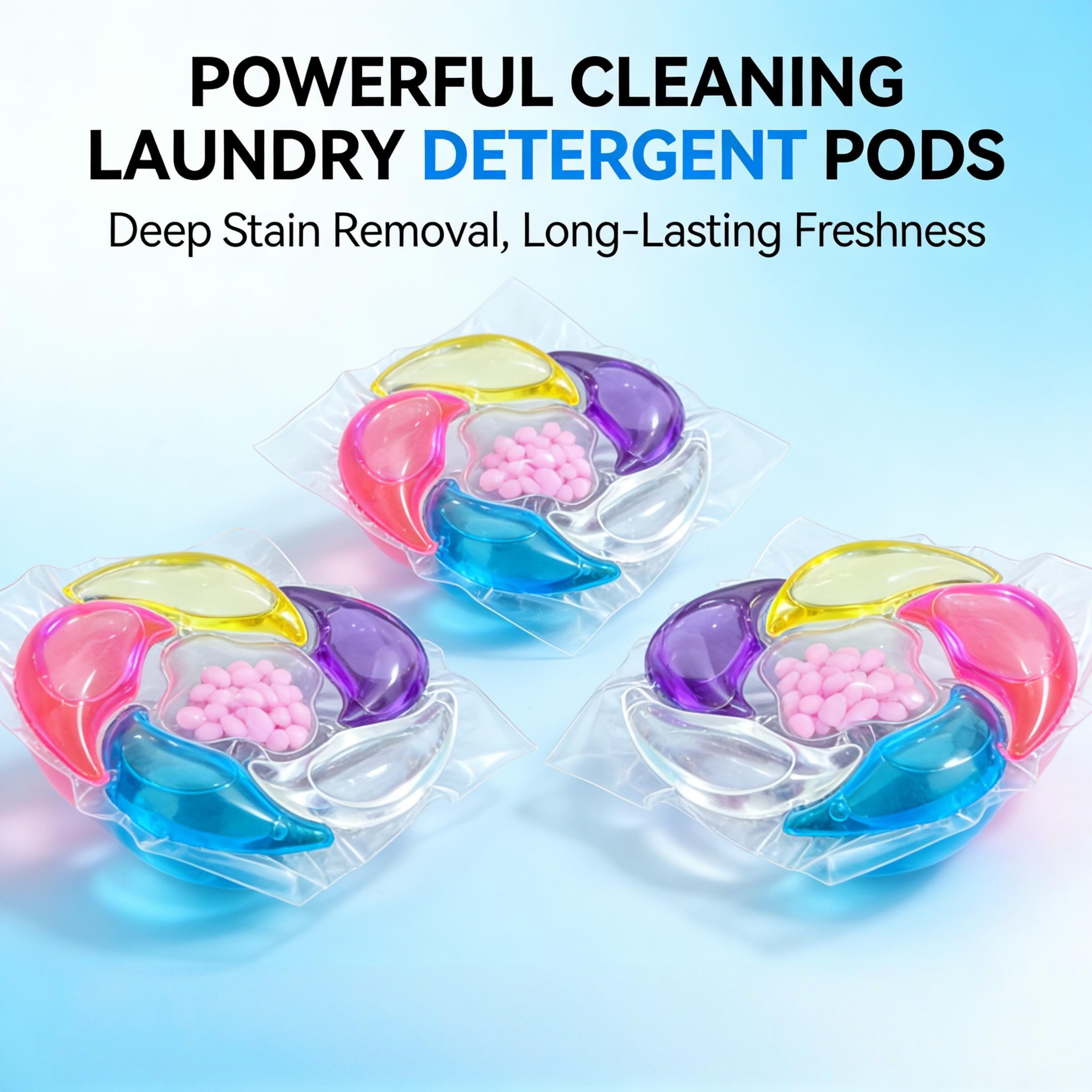 Laundry Detergent Balls, Long-Lasting Scent, Home Use & Travel Friendly, 400g/650g/800g/bucket Options, Clean & Fragrant