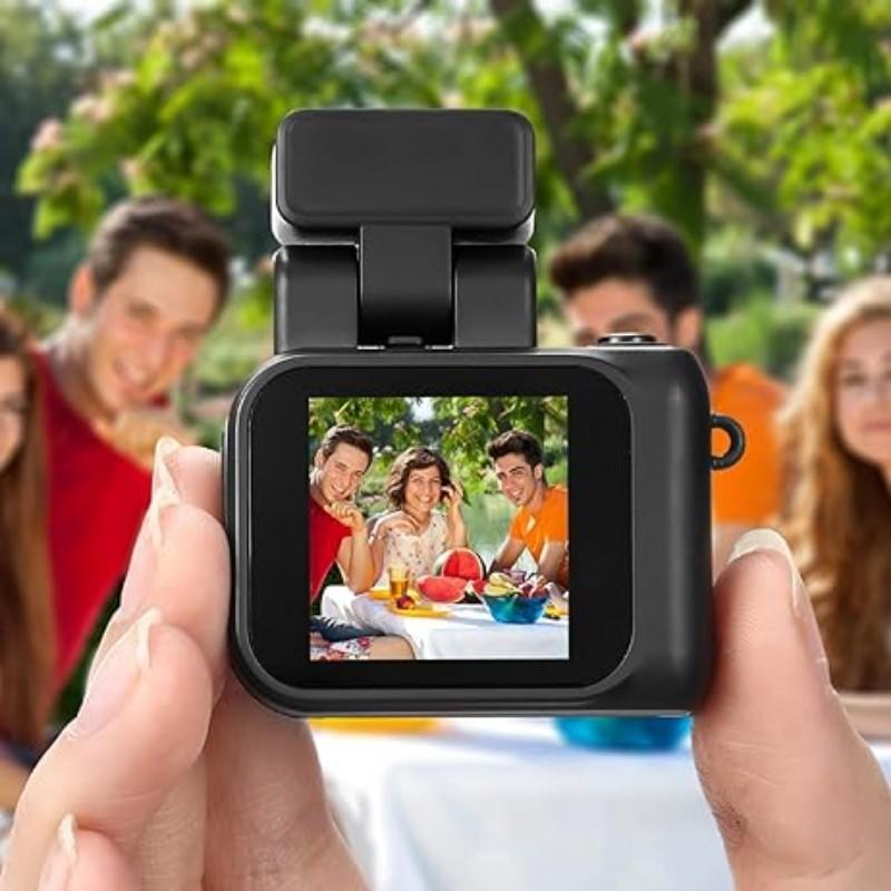 HD Keychain Mini Camera Y4000 1080P, Vintage Camera with 1.44 Inch HD Screen, Long Battery Life, No TF Memory Card Included