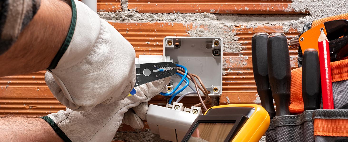 haisstronica 8PCS Crimping Tool Set - Ratchet Wire Crimping Tool for Heat Shrink,Insulated Nylon,Non-Insulated,Ferrule Wire End,Open Barrel Terminals,Solar Connectors,Father's Day Gift multi  tool