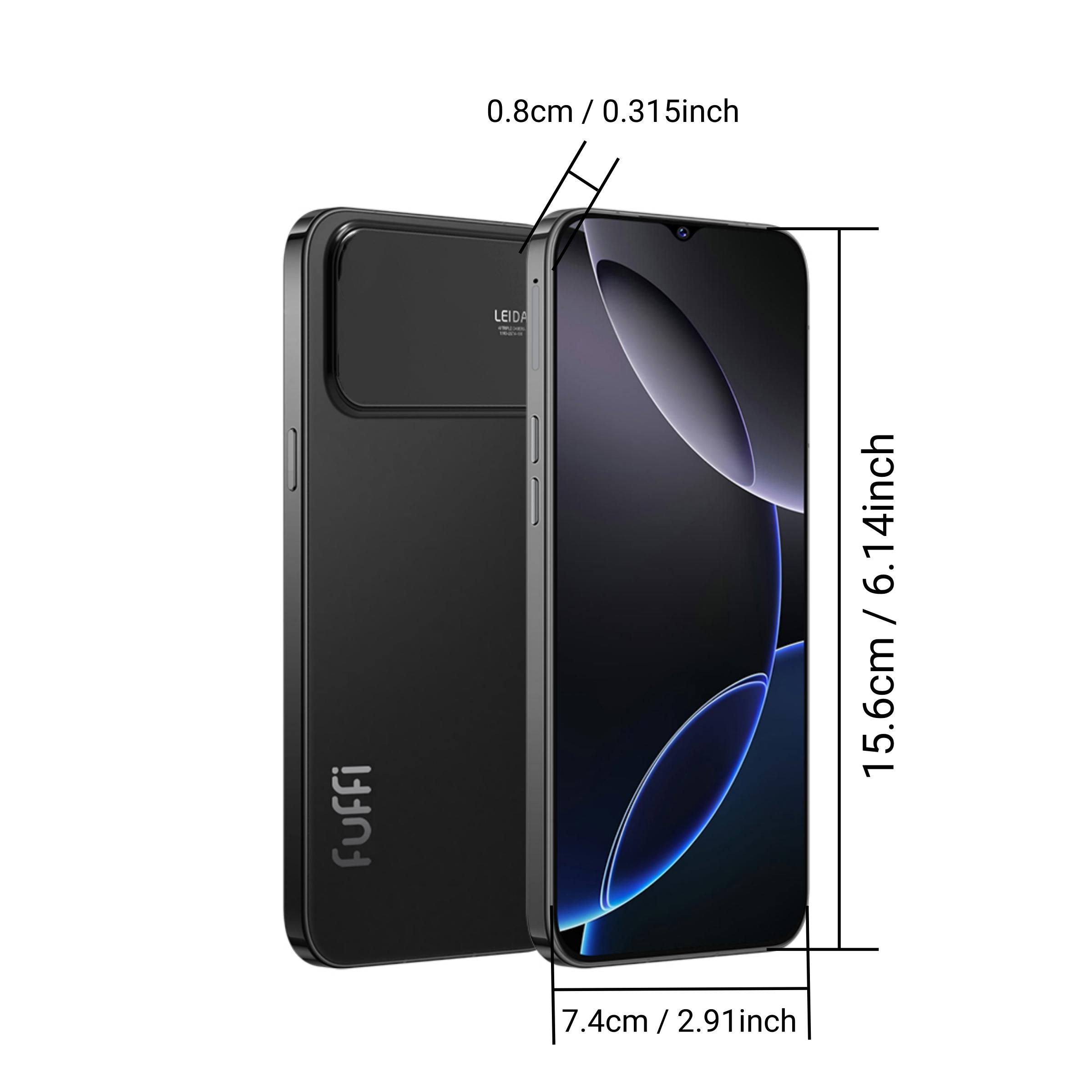 FUFFi-M17 Pro Android Touchscreen Smartphone, 128GB ROM 4GB RAM, Octa-Core Processor, 4G Network, 6.3-Inch Display, Dual SIM, Fashionable Design Cell Phone