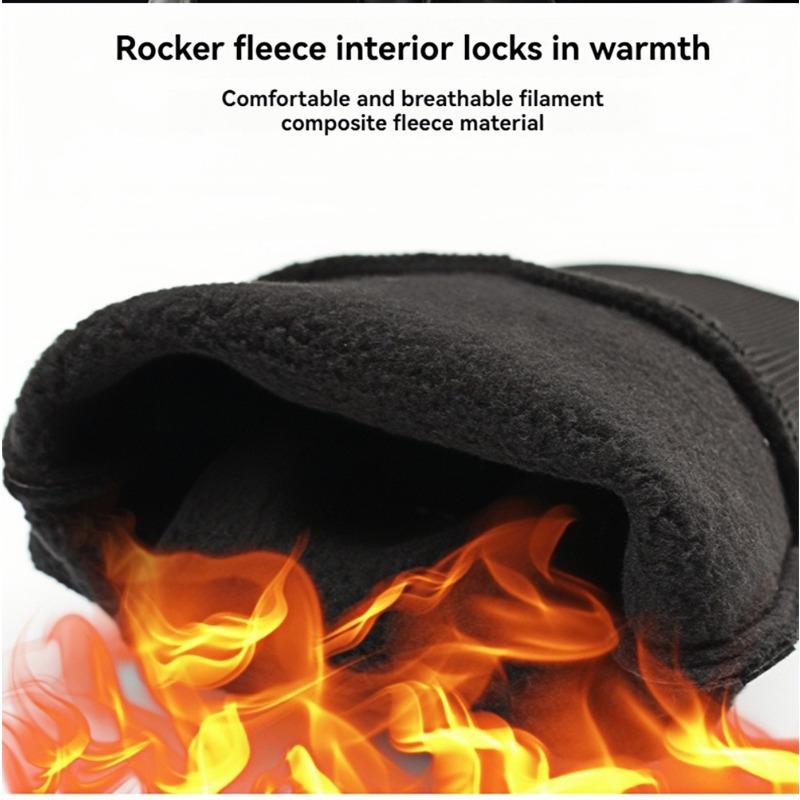 1 pair with Non Slip ISLAM Graphic Owinter gloves thermal gloves Touch Screen Grippy Palm Daily Use full finger gloves for men women Warm Christmas gifts Soft