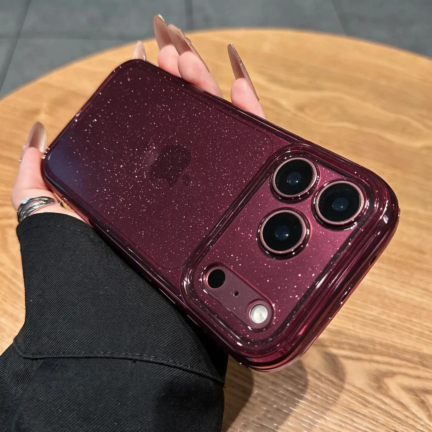 Luxury Transparent Glitter Bling Phone Cases For iPhone 18 17 16 15 14 13 Pro Max Clear Silicone Shockproof Soft TPU Cover