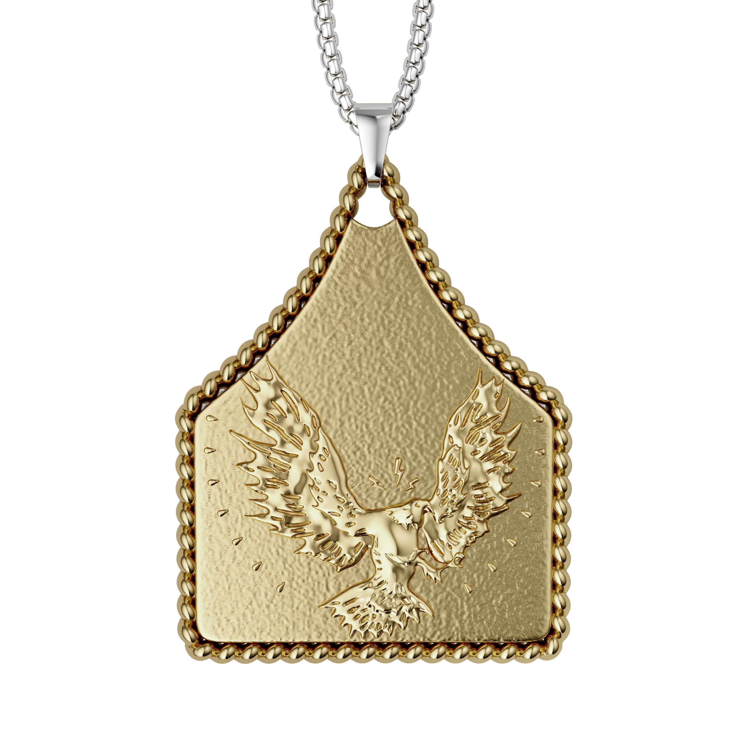 Dearmay Initial A-Z Letter Pendant Necklace Mens Womens Capital Letter Stainless Steel Box Chain 22inch Greenish Spring