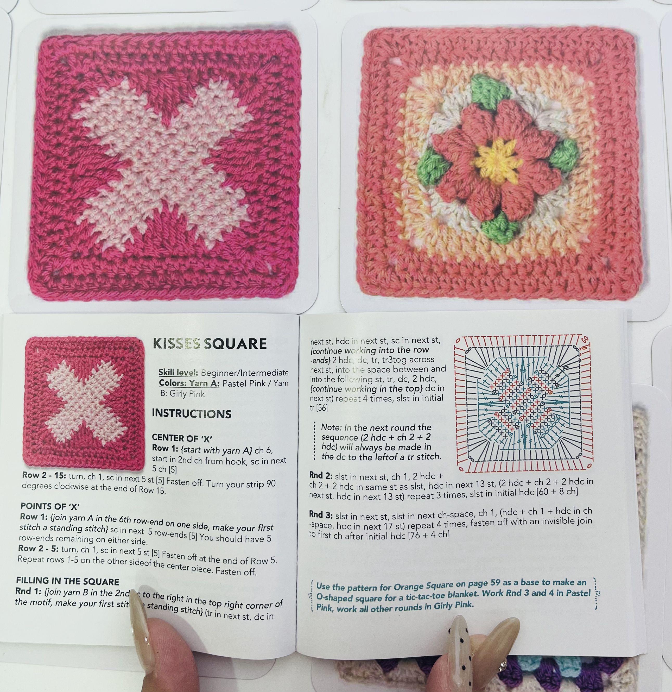 【2026 Gifts】Granny Square Crochet Card Set - 50 Unique Designs, Beginner-Friendly Knitting & Crochet Guide, Perfect for Craft Enthusiasts,Best Gift for Mom 【2026 Gifts】Granny Square Crochet Card Set - 50 Unique Designs, Beginner-Friendly Knitting & Crochet Guide, Perfect for Craft Enthusiasts,Best Gift for Mom