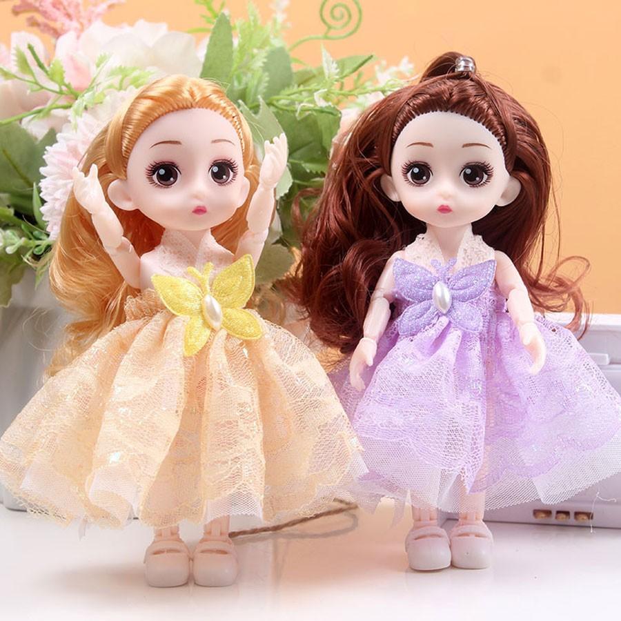 Barbie Doll 17cm Tall Multi-Jointed Interchangeable Parts Girl Figurine Princess Gift Box Kids Toy Tabletop Decoration