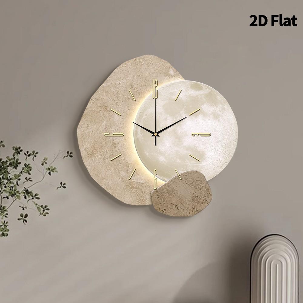 Creative Planet Decorative Wall Clock, Ultra-Quiet Sweep Movement, No Tick-Tick Sound, Perfect for Living Room, Bedroom, Office, Kitchen, Home Decor