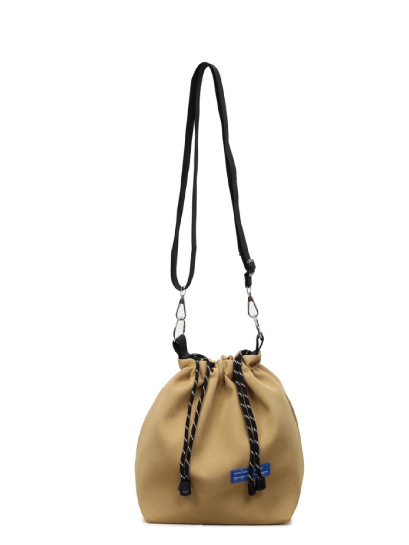 New Single Shoulder Crossbody Bag, Trendy Drawstring Bucket Bag for Men and Women, Unisex Small Versatile Waist Pack