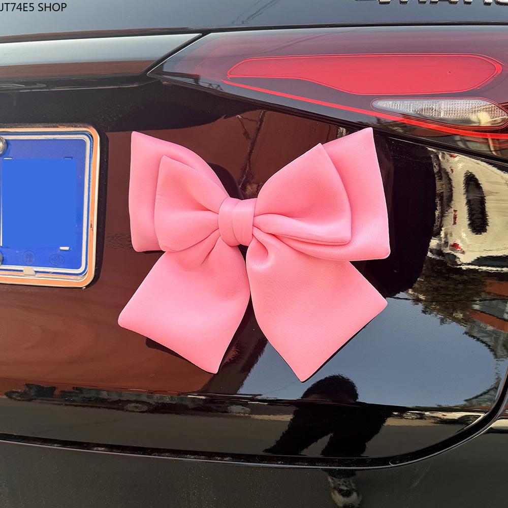 Women's Car Decorative Sticker - Vehicle Exterior Decoration, Cars Accessories, Tail Bow Pendant, Motorcycle Ornament Jewelry