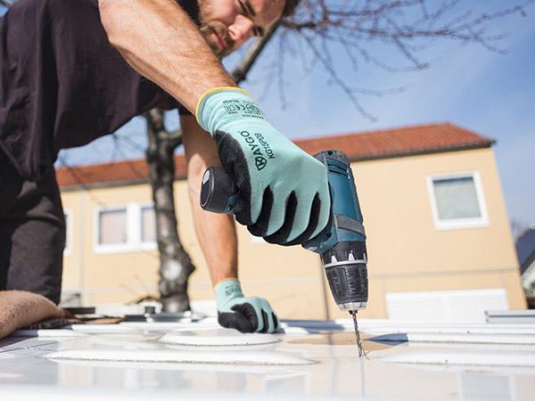 KAYGO Work Gloves PU Coated 12 Pairs, KG15P,Nylon Liner with Flexible Polyurethane Coating, Safety Work Gloves for DIY, Assembly, Warehouse, Light Duty Work