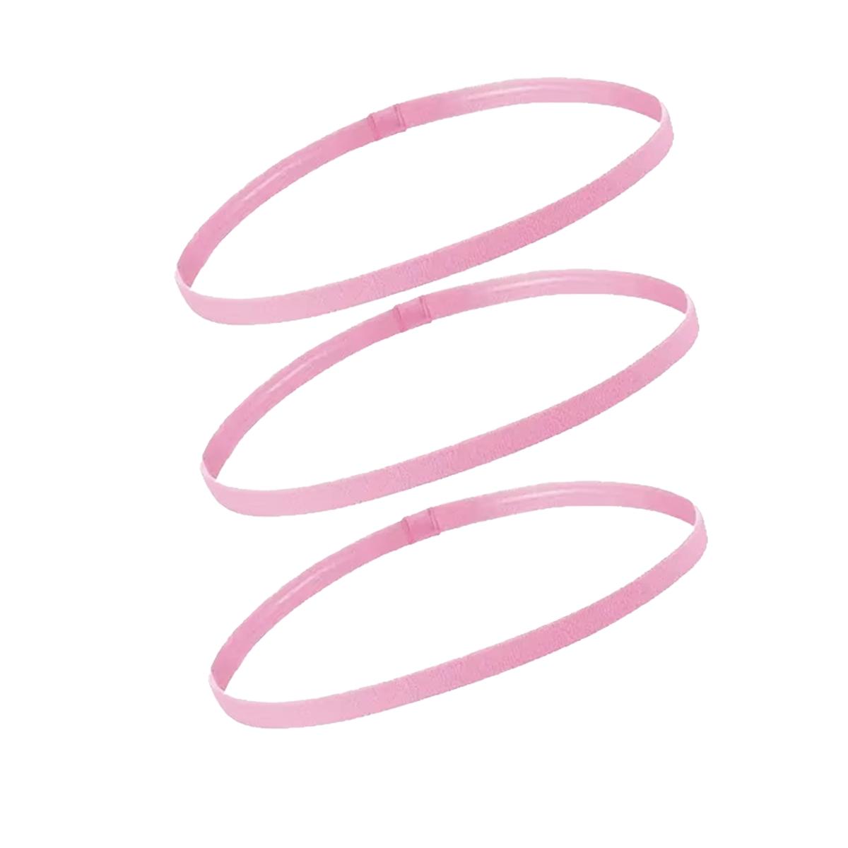 Solid Color Sports Headband, Elastic Headbands, 3 Counts/set High Elasticity Sweat Absorbing Headband, Non-slip Headband for Running Cycling Climbing