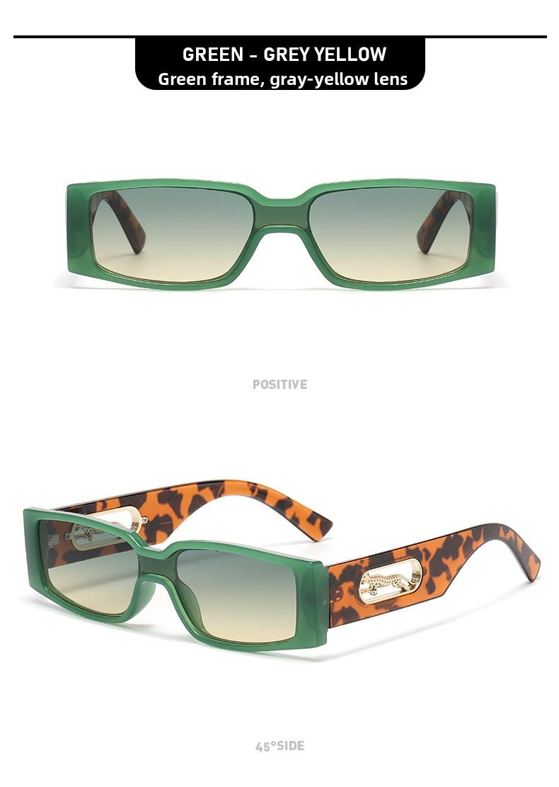 Women's Retro Rectangle Sunglasses - 2026 Slim Narrow Frame, Gradient UV400 Lenses, Y2K Trendy Streetwear Shades for Men