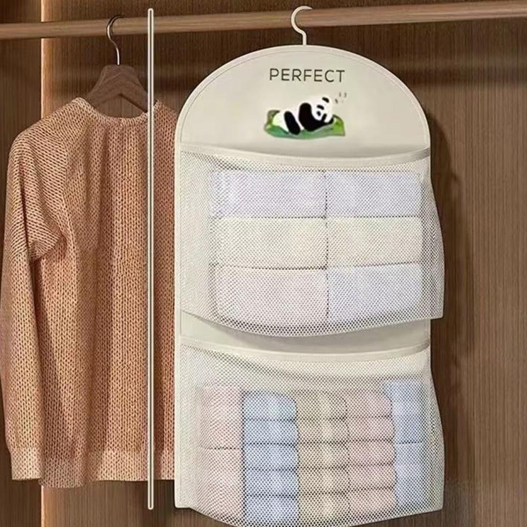 Wall-Mounted Storage Bag for Underwear, Panties, Socks, Ideal for Dorms and Home, Organizational Tool, Space-Saving Solution