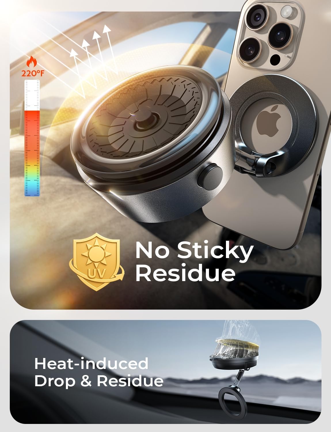 LISEN Upgraded Vacuum Magnetic Electronic Suction Car Phone Mount Holder for Car Gym Mirror Shower Smooth Surface 360 Adjustable LISEN Upgraded Vacuum Magnetic Electronic Suction Car Phone Mount Holder for Car Gym Mirror Shower Smooth Surface 360 Adjustable