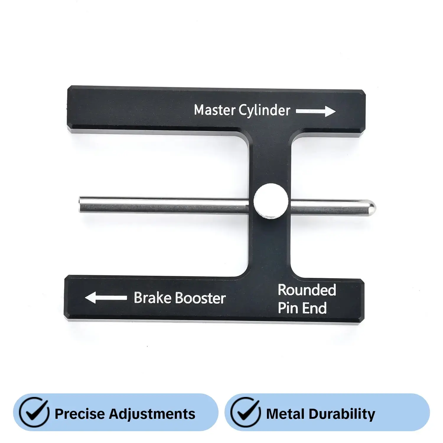 Brake Adjustment Tool, Brake Booster Pushrod Adjustment Tool & Master Cylinder Pushrod Length Measurement Sleeve, Compatible with Most Brake Boosters Featuring Adjustable Pins, Adjustable Pushrods, Automotive Repair Tools, Car Automotive Tools