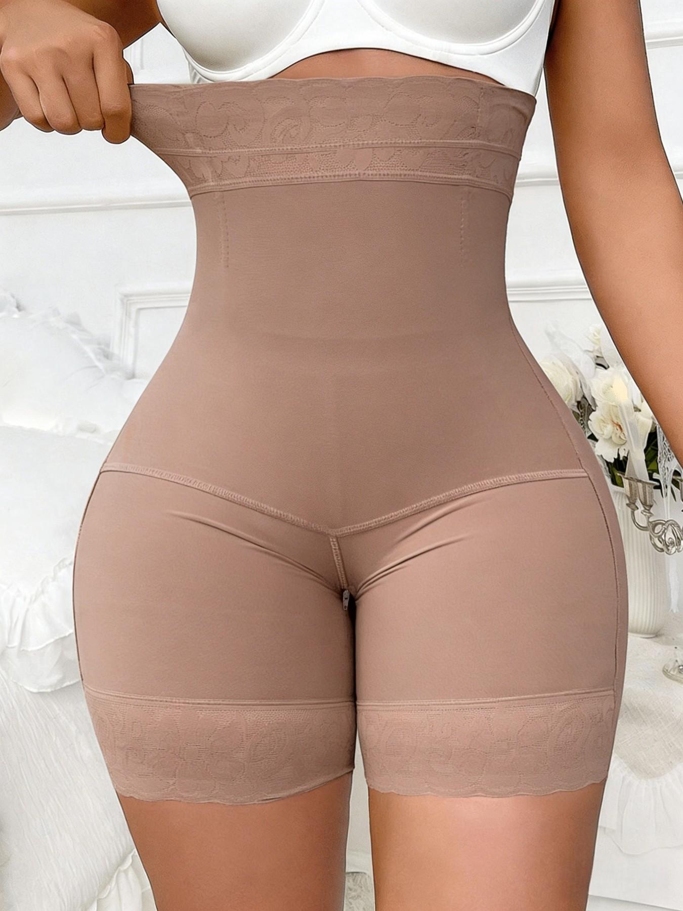 High Waist Shapewear Shorts, Fajas, Firm Control Girdle, Comfortable Shapewear Breathable Zipper, Tummy Control Butt Lift Seamless Minimizer Shapewear Bottoms, Compression Lace Panties, Suitable For Training Or Sports High Waist Shapewear Shorts, Fajas, Firm Control Girdle, Comfortable Shapewear Breathable Zipper, Tummy Control Butt Lift Seamless Minimizer Shapewear Bottoms, Compression Lace Panties, Suitable For Training Or Sports
