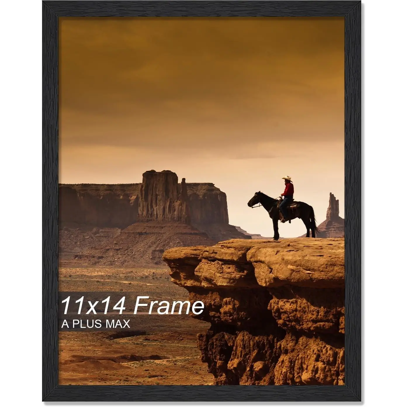 11x14 Black Lightweight Wall Mount Picture Frame