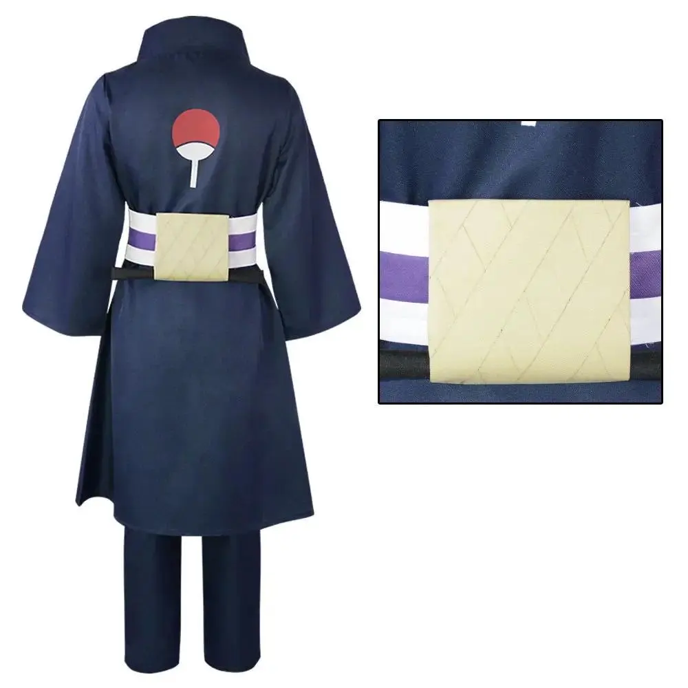 Halloween cartoon Obito cosplay costume, Japanese kimono performance festival cosplay Halloween party stage performance costume