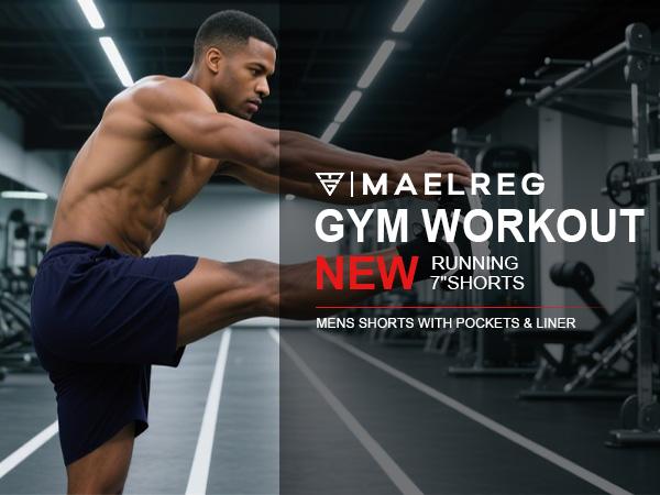 MAELREG Men's 2-in-1 Running Shorts with Liner, Outdoor Hiking Gym Training Shorts, Breathable Athletic Workout Shorts with Towel Hook SpringStatements