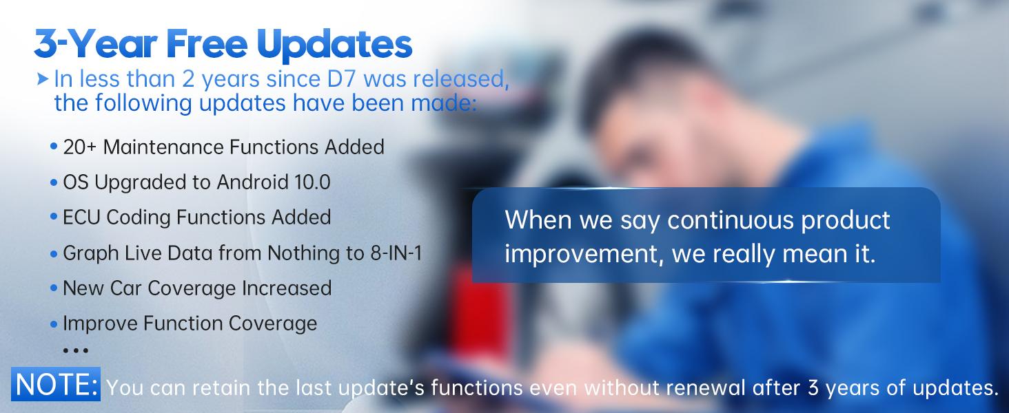 XTOOL D7 V2.0 Bidirectional Scan Tool 2026 Ai-Assisted OBD2 Scanner Diagnostic Tool with 36+ Resets, Full System Car Scanner with EPB, Injector Test, Throttle, Crank Sensor Relearn, FCA, CANFD & DoIP