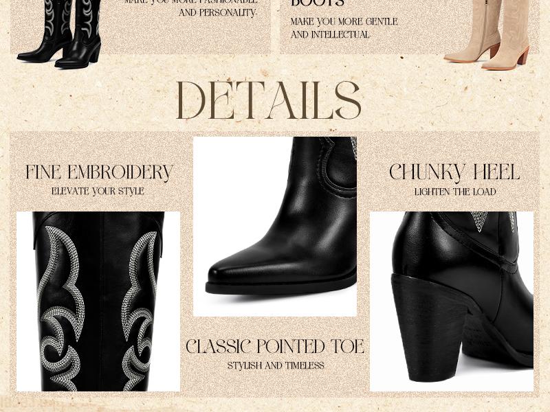 Wetkiss Thigh High Cowboy Cowgirl Boots for Women, Over the Knee with Vintage Embroidery, Side Zipper, Chunky Heel Design ,Women's Shoes,Women's Boots #TikTokShopStockUp Wetkiss Thigh High Cowboy Cowgirl Boots for Women, Over the Knee with Vintage Embroidery, Side Zipper, Chunky Heel Design ,Women's Shoes,Women's Boots #TikTokShopStockUp