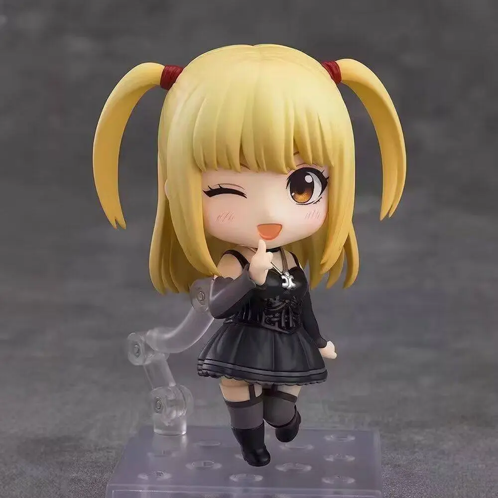 10cm Death Note Q Version Nendoroid 2674 Misa Amane Anime Articulated Action Figures Desktop Ornament Model Toy Collectible Gift