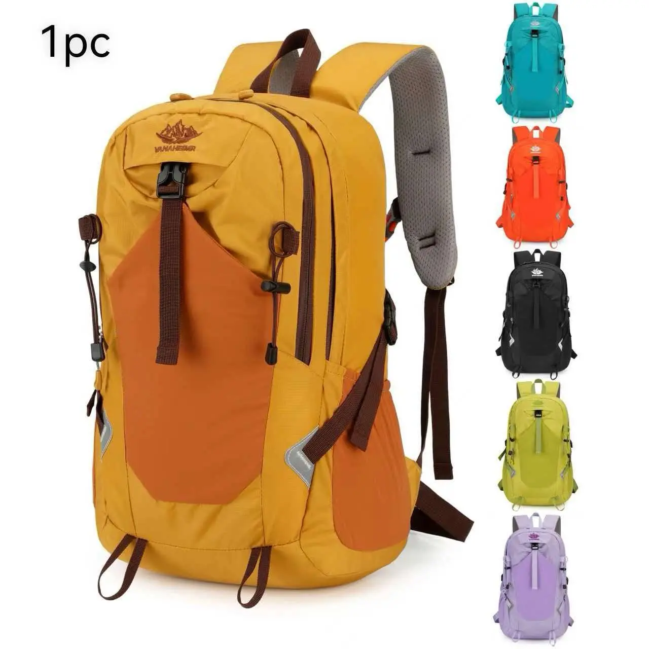 Outdoor Lightweight Hiking Backpack, Unisex Large Capacity Travel Shoulder Bag, Waterproof Durable Short Trip Cycling Climbing Sports Backpack