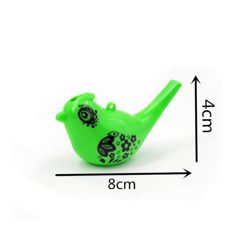 10PCS Colored Water Bird Whistles Outdoor Sports Funny Party Novelty Musical Puzzle Toy for Girls And Boys