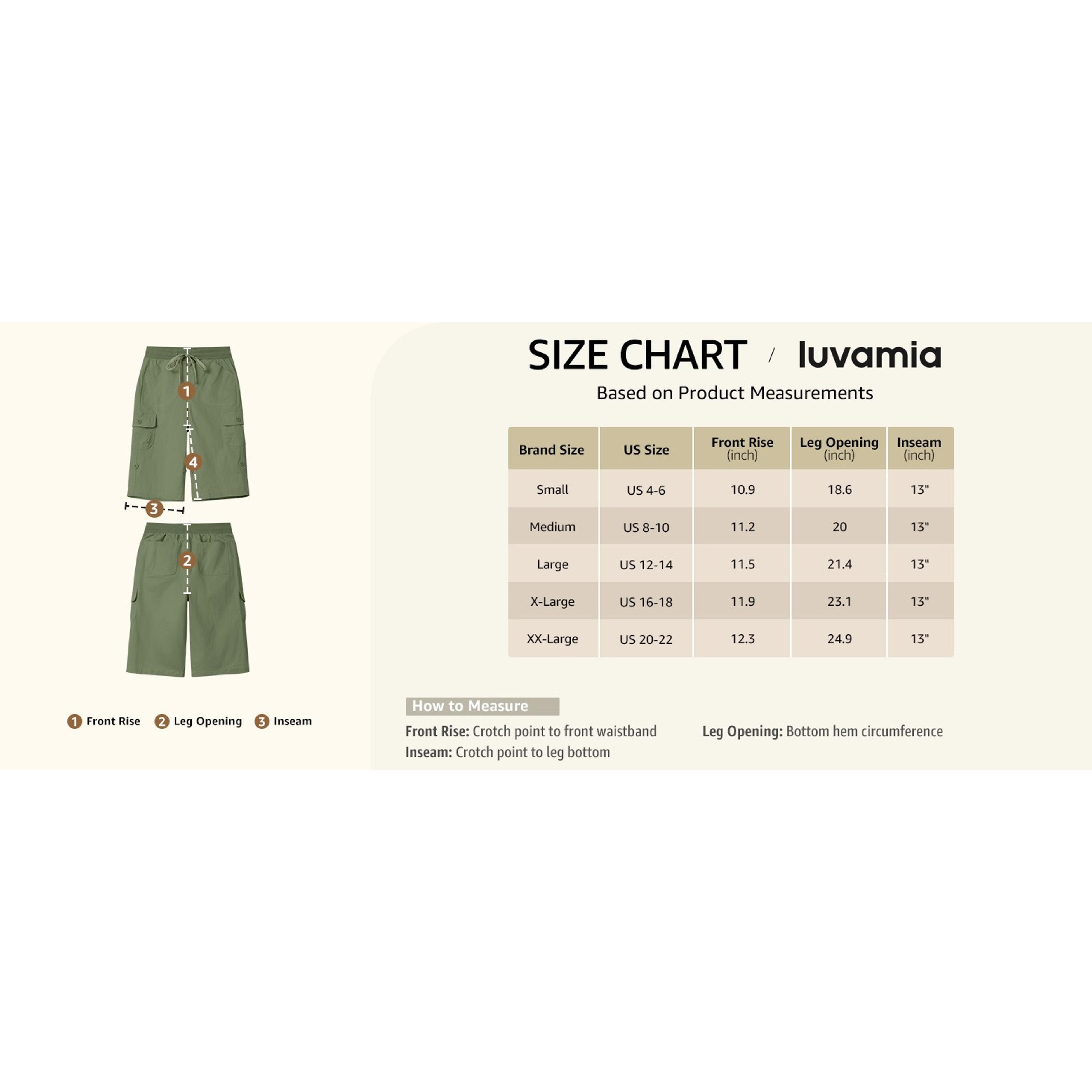 Ladies' Cotton Bermuda Shorts - High-Rise, Knee-Length, Pull-On Elastic Waist with Drawstring, Fold Hem, Casual Summer Chino Cargo Bottoms That Fits Daily Wear, Blouse, Pockets, Simple, Tank Top