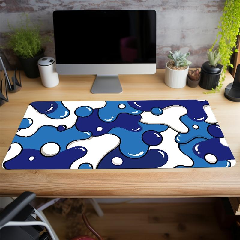 Creative Abstract Graffiti Pattern Gaming Mouse Pad, 1 Count Rectangle Mouse Pad for Gaming, Desk Keyboard & Mouse Mat with Non-Slip Rubber Base & Stitched Edge For Home Office, Office Desk Accessories Creative Abstract Graffiti Pattern Gaming Mouse Pad, 1 Count Rectangle Mouse Pad for Gaming, Desk Keyboard & Mouse Mat with Non-Slip Rubber Base & Stitched Edge For Home Office, Office Desk Accessories