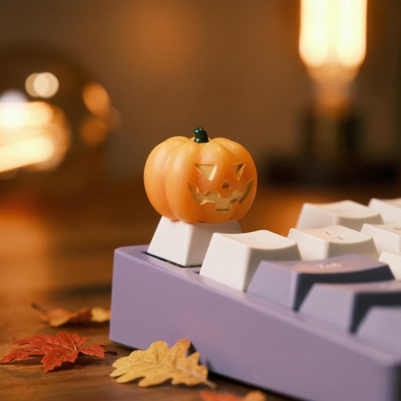 Halloween Ghost Keycaps, Cute Cartoon Design, Mechanical Keyboard Caps, DIY Decoration, Fits Cherry Mx Axes, Replaceable Esc/game Keys, Gamer Gift