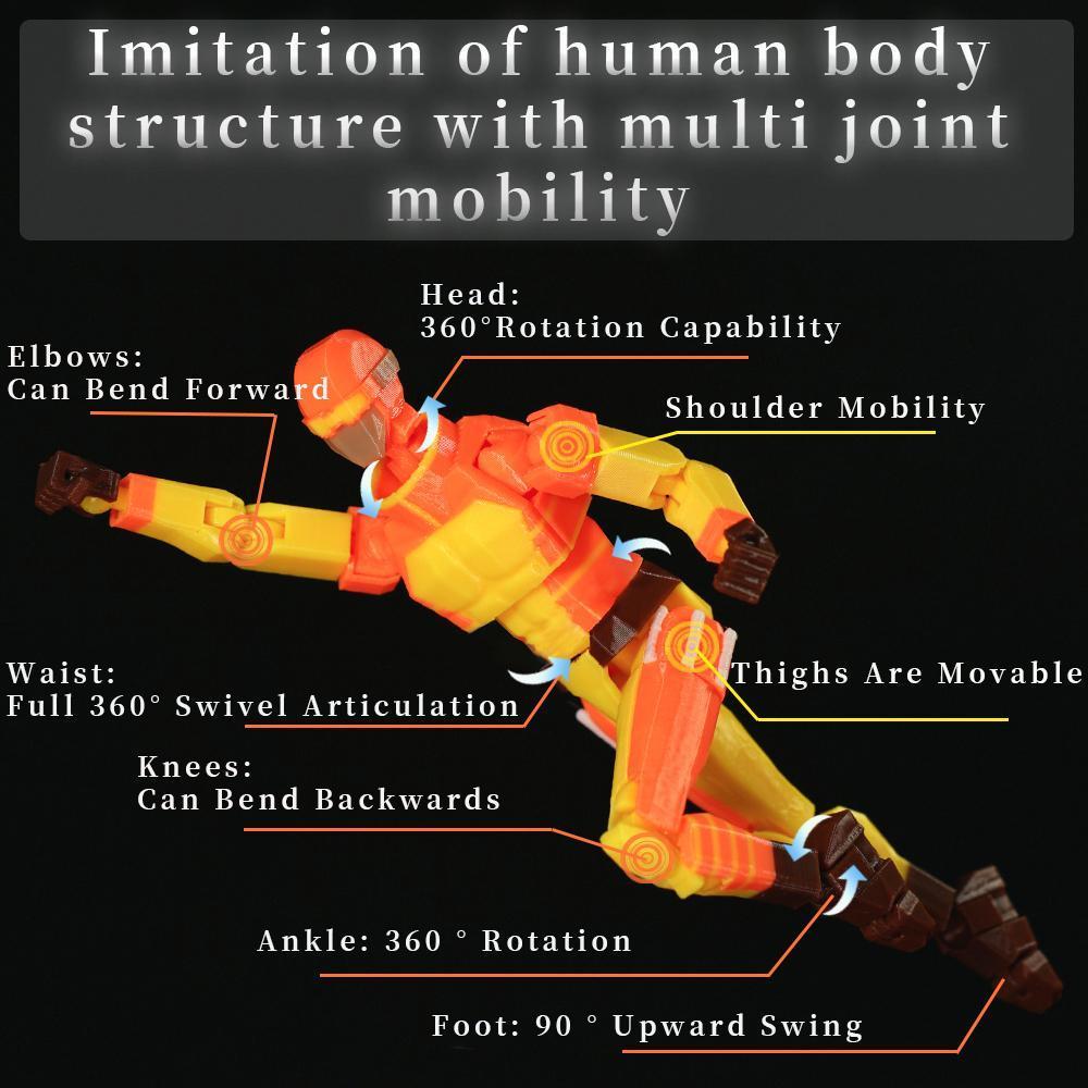 3D Printed Invincible Emperor Mark Toys Action Figures Anime Model Lucky Dummy 13 Superheroes Multi-Jointed Toy Ornaments Gift