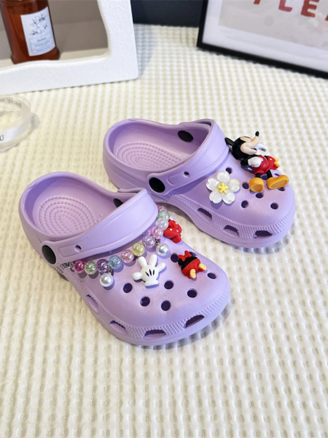 Hole Shoes Slippers Cartoon Fashion Baby Summer Lightweight Soft Eva Girls Indoor Outdoor Sandals Garden Shoes
