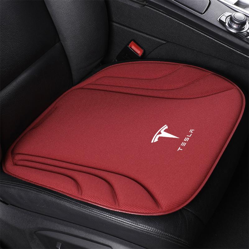Car Seat Cushion Protector Universal Breathable Car Seat Protectors Auto Seat Protectors Seat Cover Mat For Tesla Model 3 Model X Model S Model Y Juniper 2023 Roadster