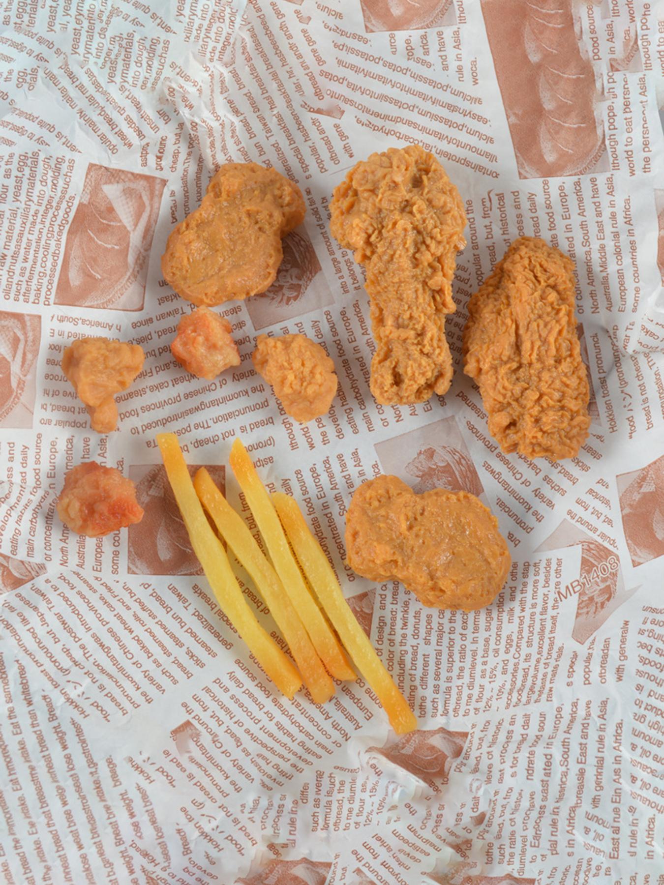 Chicken Block Keychain, Fashionable Chicken Food Accessory, Cute Car Key Chain, Realistic Fried Chicken Key Ring, Women's Key Holder, Lightweight Keychain, Keychain For Bags