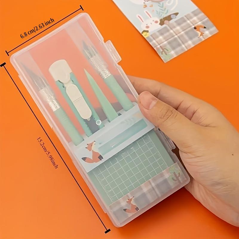 DIY Hand Tool Set with Adhesive Patch Cutting Tools, Perfect Gift Box Included, Ideal for Crafting Projects, Easy-To-Use Design, Crafting Kit