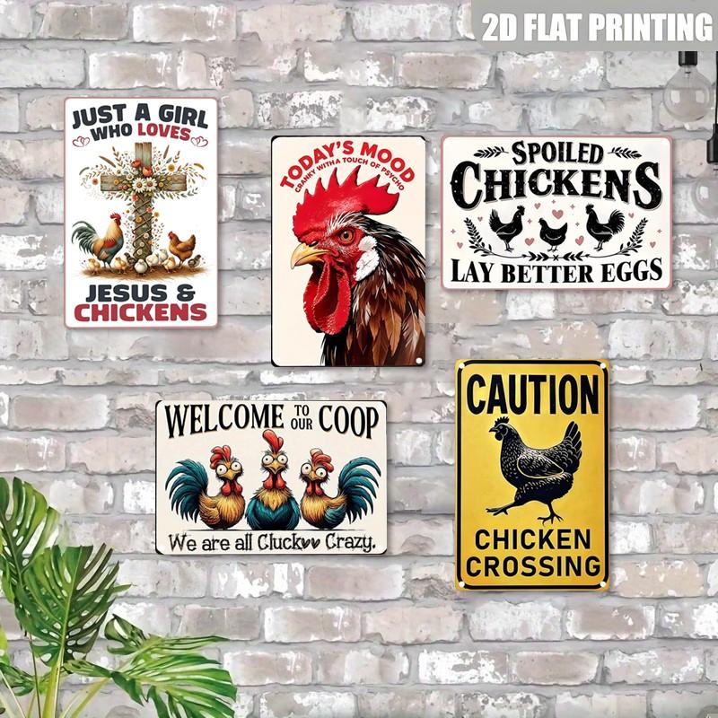 Christian Lifestyle Vintage Aluminum Sign, Farmhouse Style Inspirational Wall Art, Religious Decor Poster, 8x12 Inches, 2D Flat Design