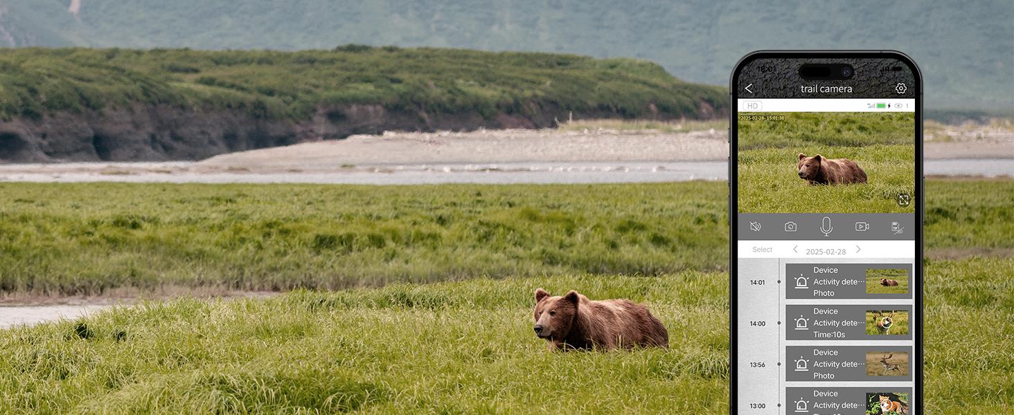 4G LTE Solar Game Camera– 2K Live Video, WiFi Not Supported, Remote APP Controlled, WaterProof, Motion Activated, Night Vision, 4G Data Cellular Card Included (Data refill is required for Unlimited 4G data usage) Outdoor