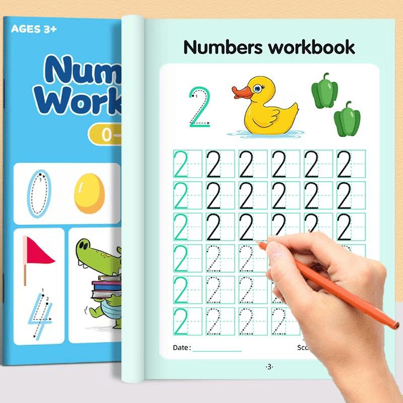 48-Page Children'S Writing Practice, Number 0-100 Practice Book And Tracing Book, Kindergarten Pen Control Practice Book, Home And School Learning Workbook, Learning Materials, Tracing Preschool Books, Visual Learning Tools