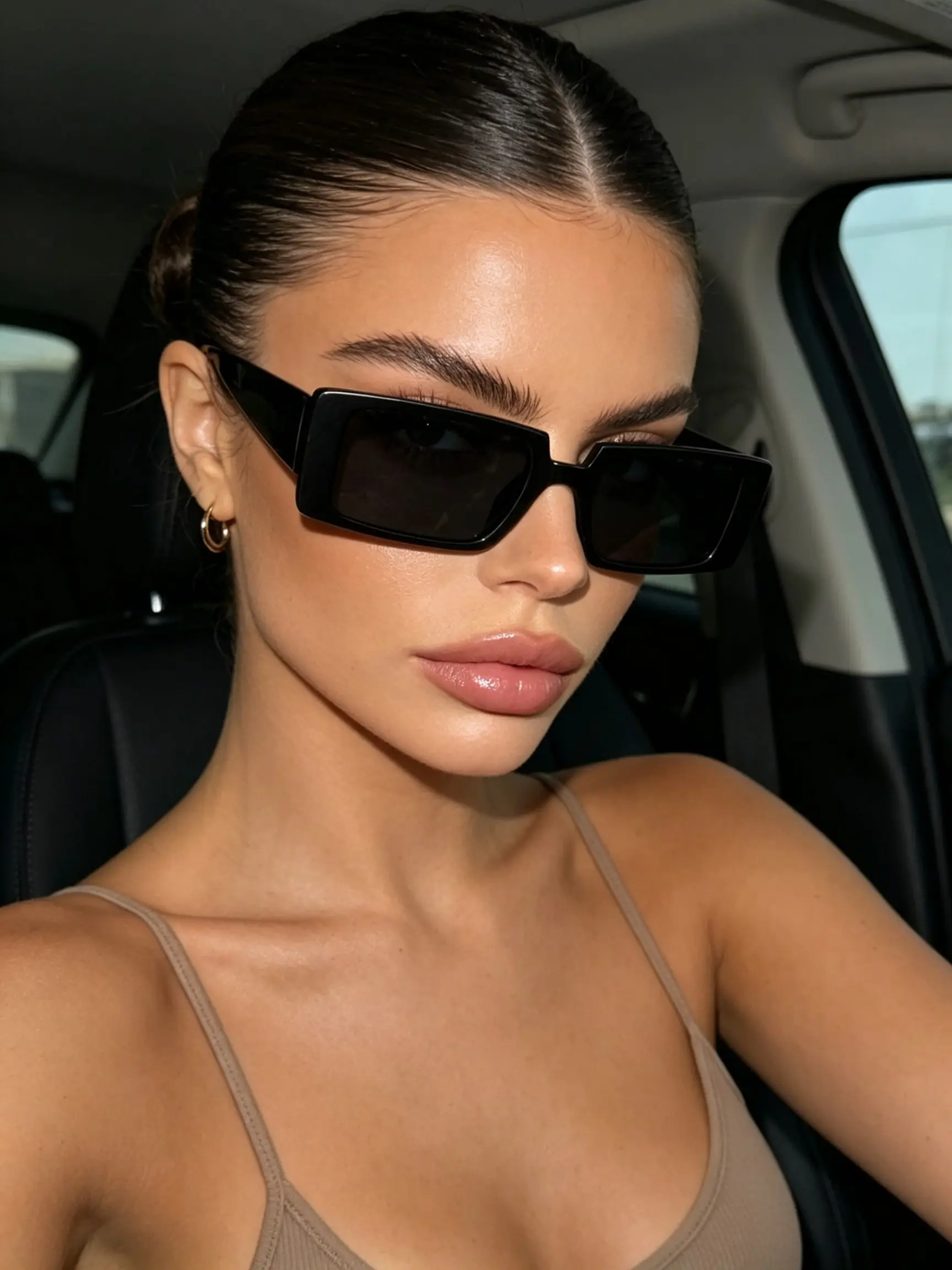 Classic Simple Fashion Women's Sunglasses, Uv400 Protection, Ideal for Outdoor Activities, Travel, Driving, Shopping