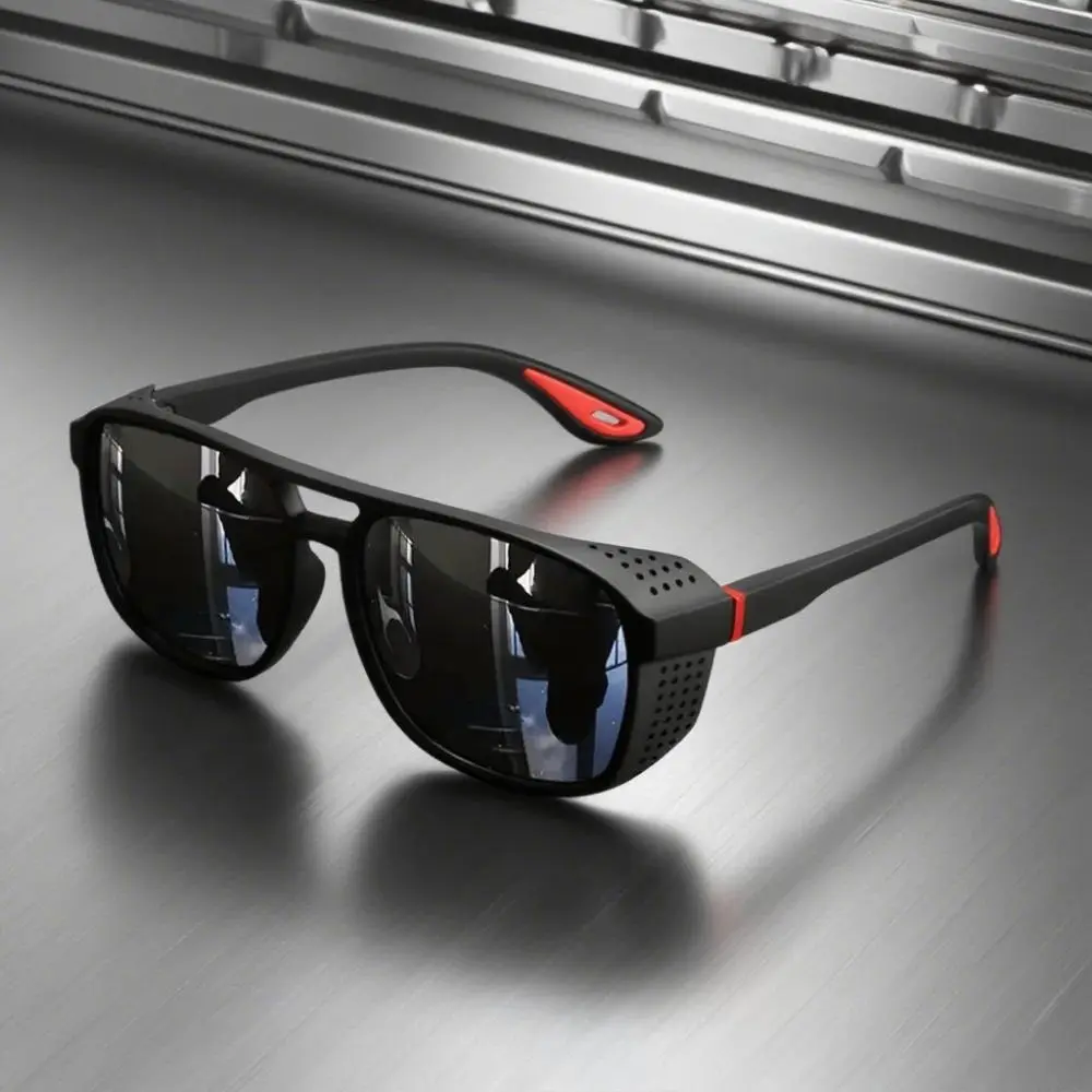 Men's Polarized Safety Sports Sunglasses - Bicycle Outdoor Gear, Safety Frame, Windproof, Anti-Glare UV400 Resin Lens for Eyes Protection, Polarized Vision, Men's Accessories